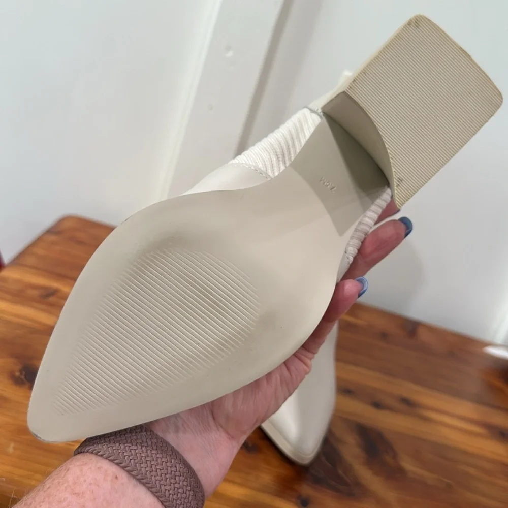 Steve Madden Women's Tackle Ankle Boots in White/Cream Leather